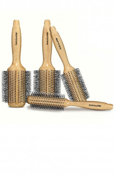 Babyliss Pro Rundbürste aus Holz