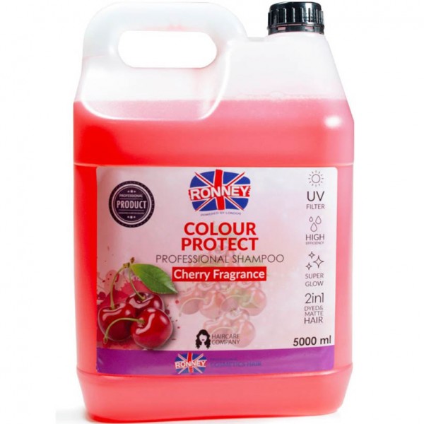 Ronney Professional Color Protect Cherry Frafrance Shampoo 5000ml