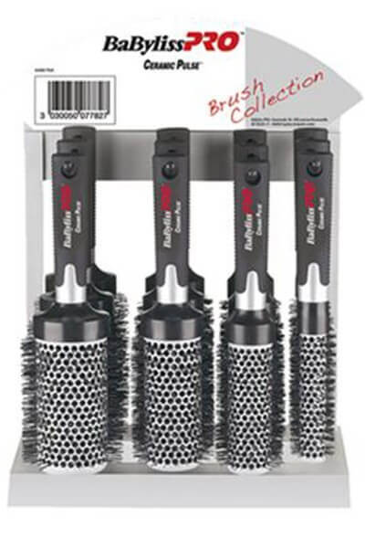 Babyliss Pro BABBCTR2E Display mit 12 Brushing-Bürsten