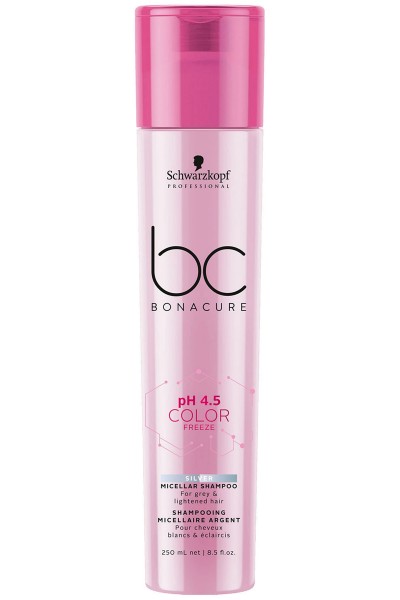 Schwarzkopf Professional BC pH 4.5 Color Freeze Silver Micellar Shampoo 250ml