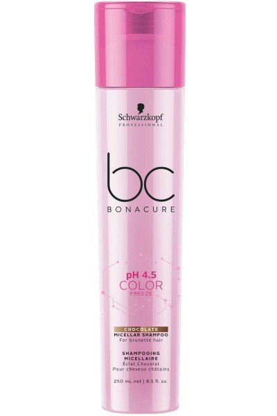 Schwarzkopf BC pH 4.5 Color Freeze Chocolate Micellar Shampoo 250ml