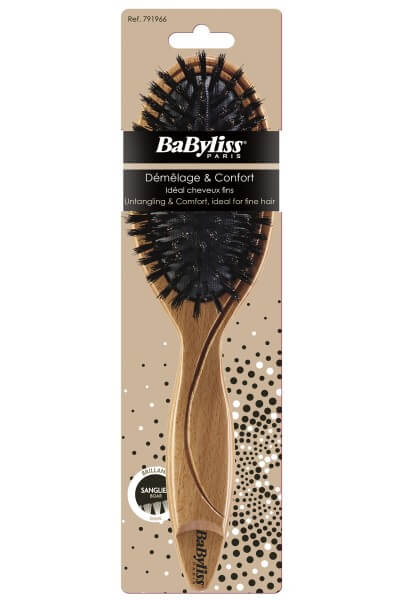Babyliss Paris Holz-Haarbürsten Untangling & Comfort